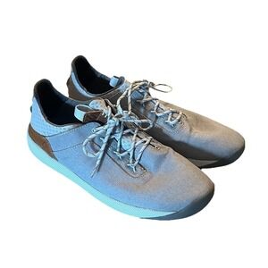 Olukai Mens Nanea Li Sneakers Size 9.5 Shoes Gray Canvas Sneakers Comfort‎